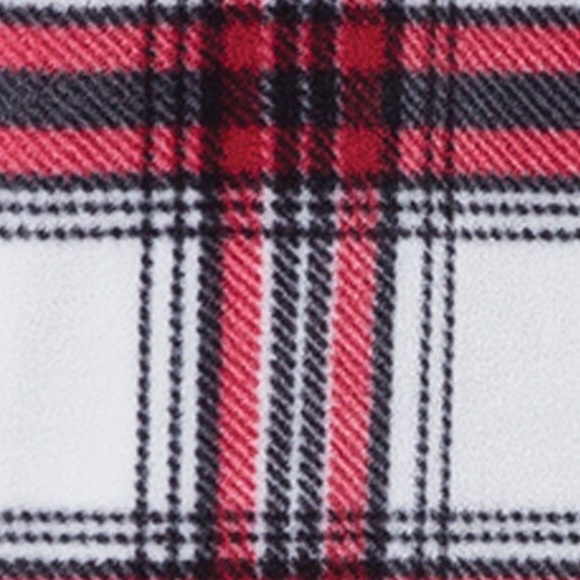 Pajamagram | Womenβs Red Plaid Fleece Matching Holiday Pajamas - Picture 6 of 7